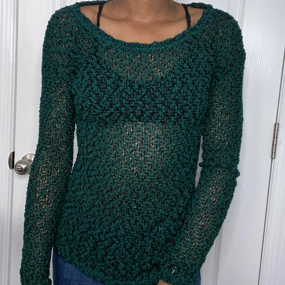 See through sweater